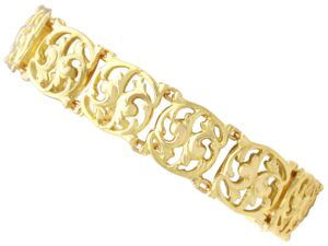 Antique Art Nouveau Yellow Gold Bracelet
