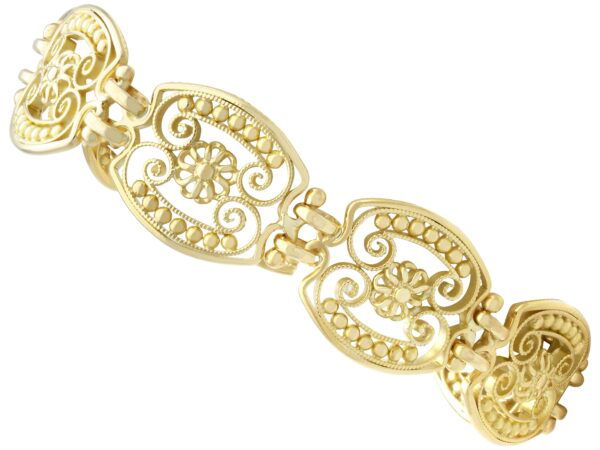 Edwardian Antique Yellow Gold Bracelet