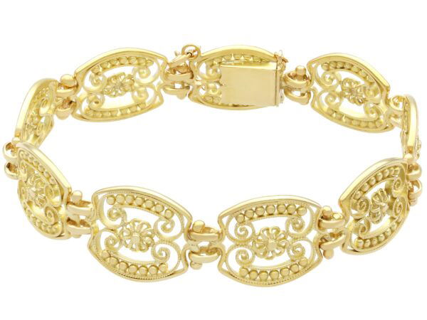 18ct Yellow Gold Edwardian Bracelet