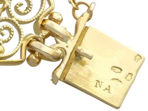 Edwardian Gold Bracelet Hallmarks