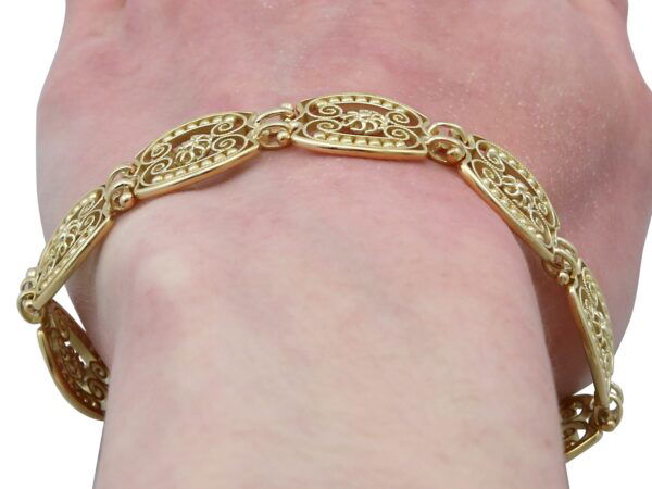 Edwardian Bracelet Worn Close-Up