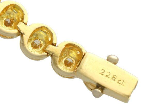 Vintage Bracelet Hallmark Displayed Close-Up