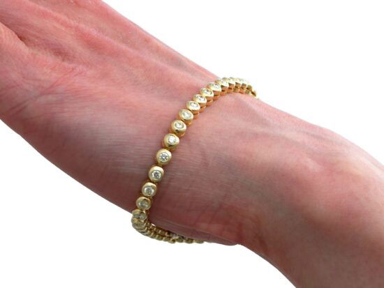 Vintage Gold Wrist Bracelet View