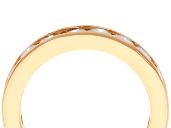 vintage Rose Gold Eternity Ring
