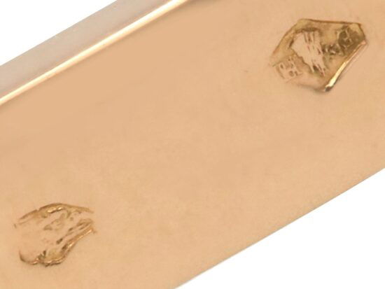 Rose Gold Eternity Ring hallmarks