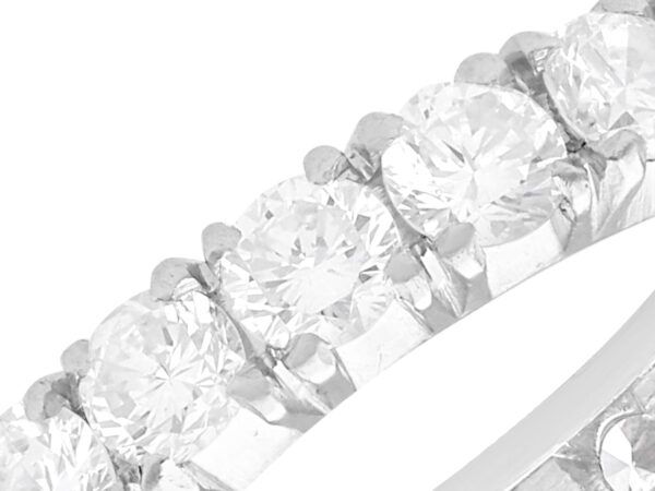 1.8 Carat Diamond Eternity Band close up