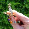 Yellow Gold Bird Brooch Outside