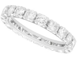 18ct White Gold Eternity Band