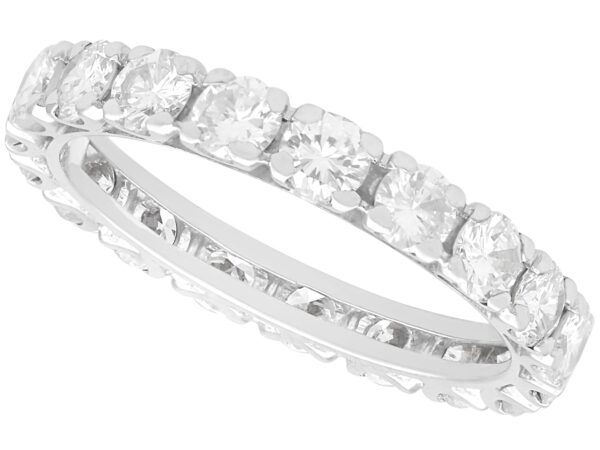 18ct White Gold Eternity Band