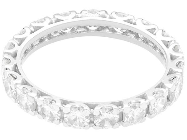 vintage 18ct White Gold Eternity Band