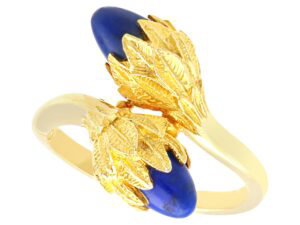 Lapis Lazuli Yellow Gold Ring