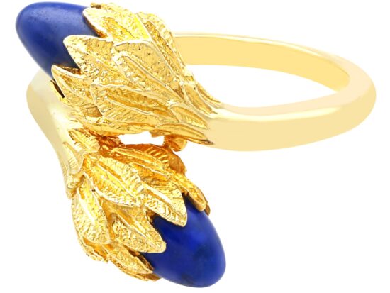 Lapis Lazuli Yellow Gold Ring