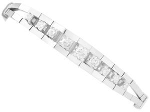 Vintage Diamond White Gold Bracelet