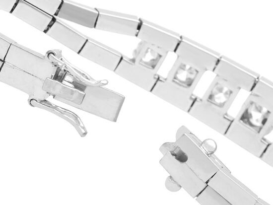 Diamond Bracelet Clasp Open