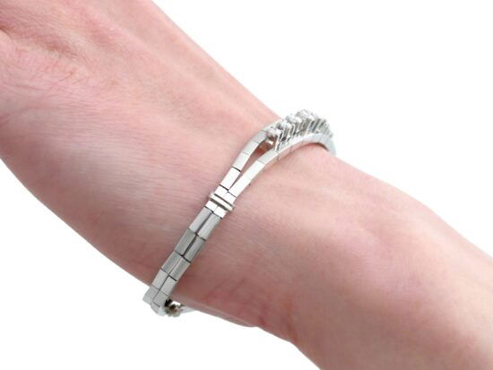 Vintage Diamond Bracelet Wrist View