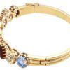 Antique Gemstone Bangle Side View