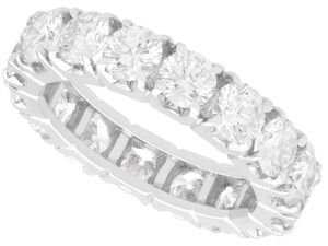 full diamond eternity ring white gold