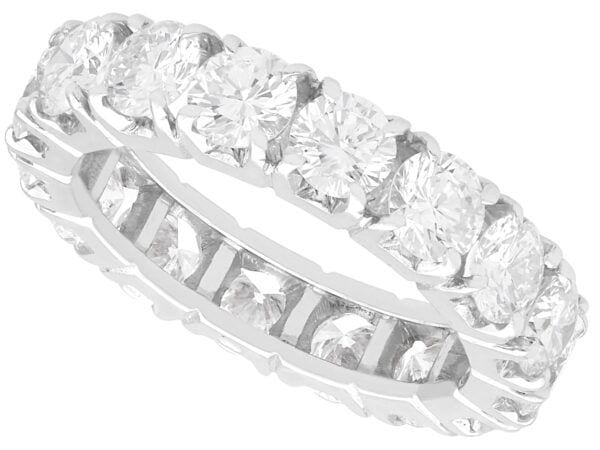 full diamond eternity ring white gold