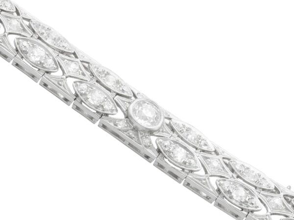 Art Deco Bracelet Side Profile View