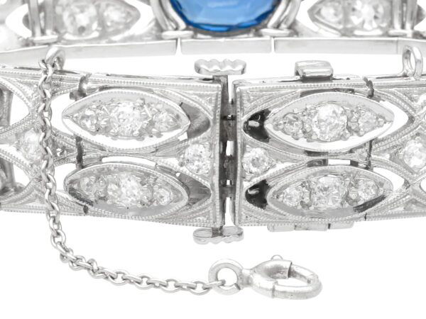 Art Deco Bracelet Clasp Close-Up