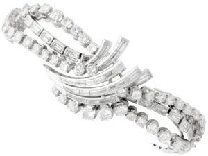 Antique Diamond Platinum Bracelet
