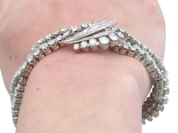 Antique Platinum Wrist View Close-Up