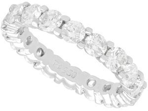 size o diamond eternity ring