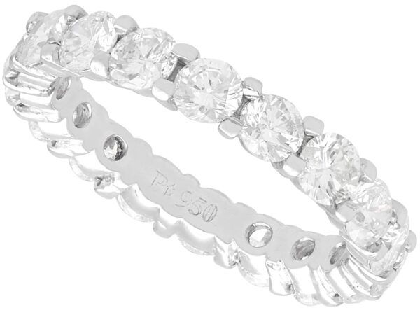 size o diamond eternity ring