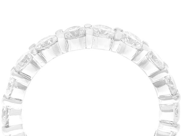 size o diamond eternity ring in platinum