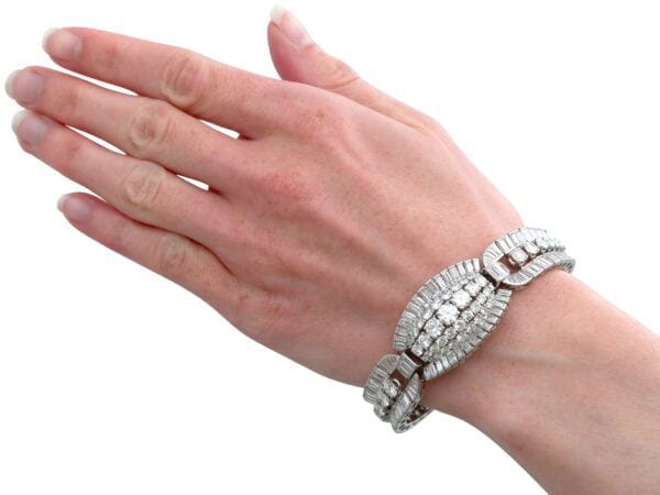 1920s Art Deco Diamond Bracelet