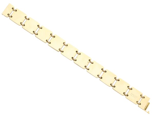 Yellow Gold Bracelet Reverse View