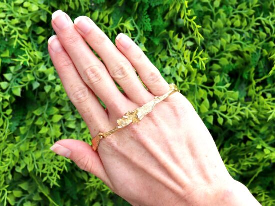 Vintage Lapponia Gold Bracelet Outdoror