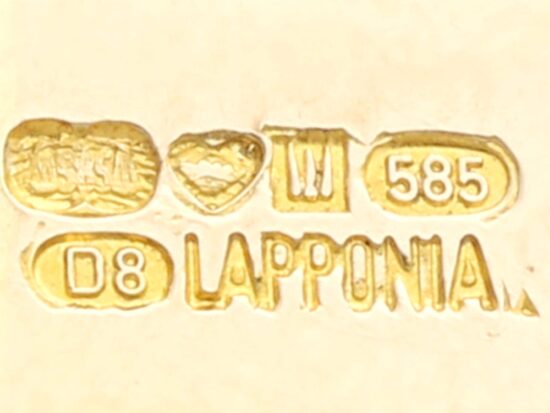 Lapponia Bracelet Hallmark Detail Close Up
