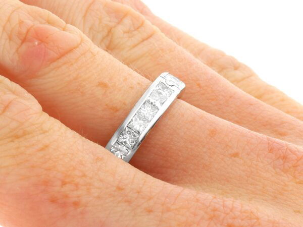 Diamond Eternity Ring White Gold for Sale on hand