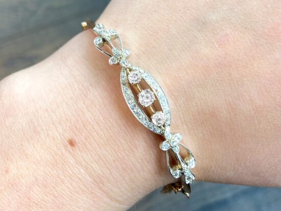 Victorian Diamond Bangle