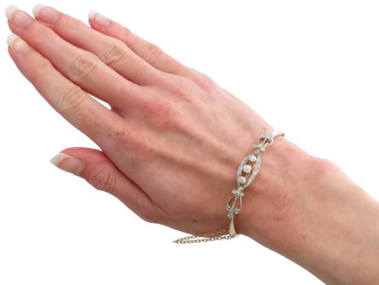 Antique Bangle Worn On Hand