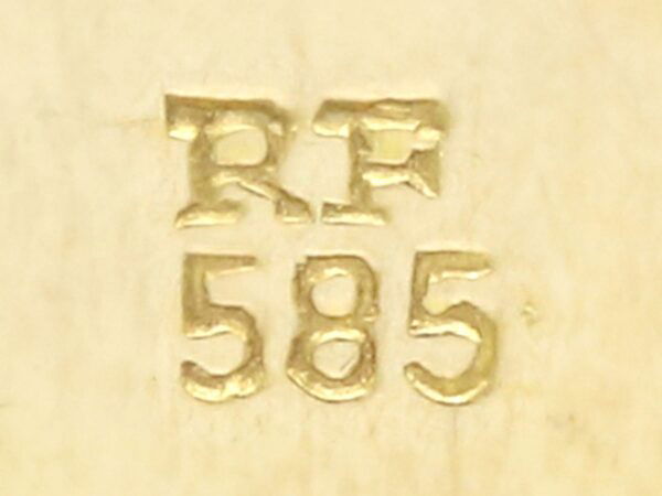 Yellow Gold Sapphire Bracelet Hallmarks