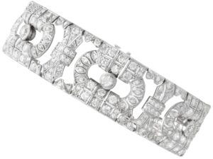 Art Deco Diamond Platinum Bracelet