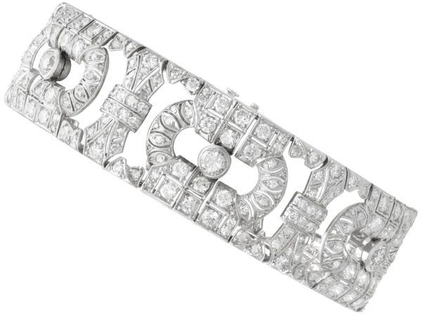 Art Deco Diamond Platinum Bracelet