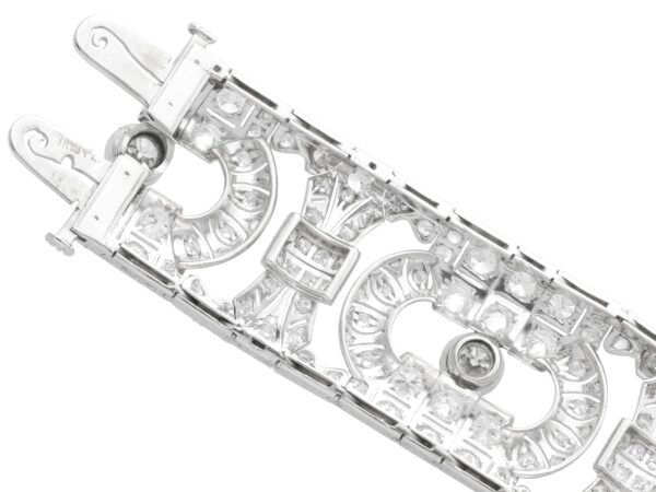 Antique French Platinum Back Detail