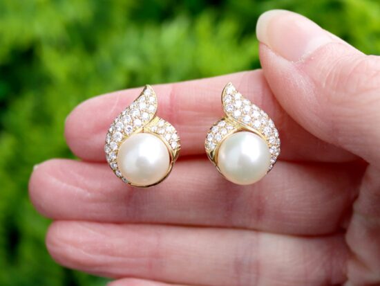 0.81ct Diamond Earrings Detail
