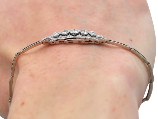 Art Deco Bracelet Hand Shot