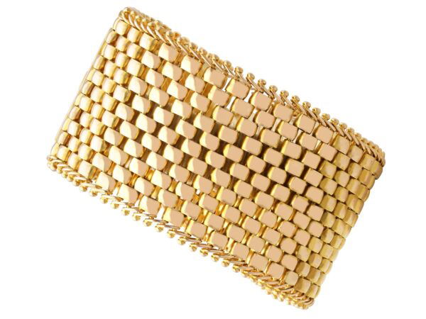 Victorian Yellow Gold Bracelet Front