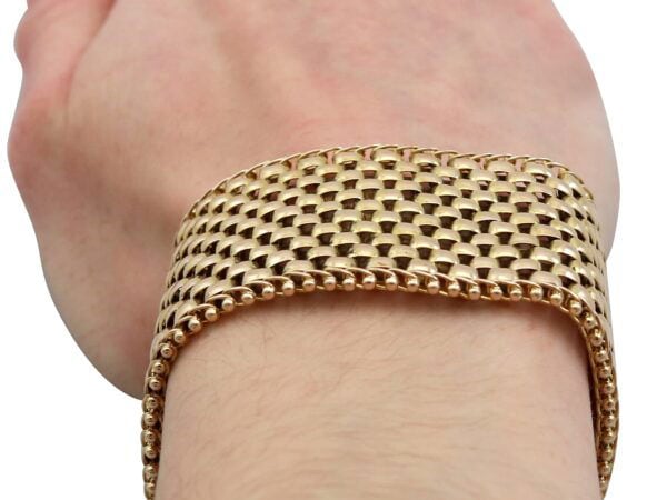 Victorian Bracelet Worn Close-Up