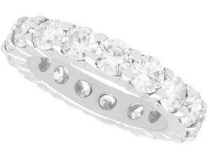 Size H Eternity Ring in Platinum