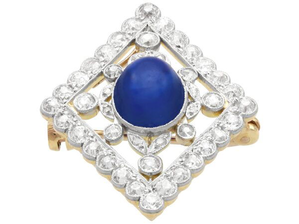 antique sapphire brooch
