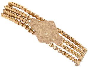 Victorian Gold Chain Bracelet
