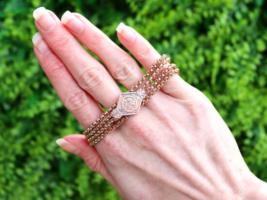 Antique Gold Chain Bracelet