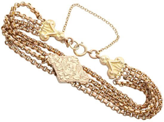 Gold Bracelet Front View