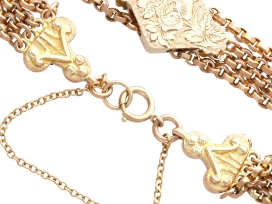 Gold Bracelet Closure Detail